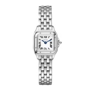 Panthère De Cartier Watch Mini Model, Quartz Movement, Steel